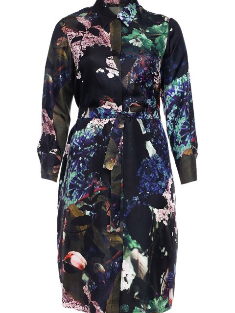 Синее платье MARINA RINALDI: фото 2 - Invogue