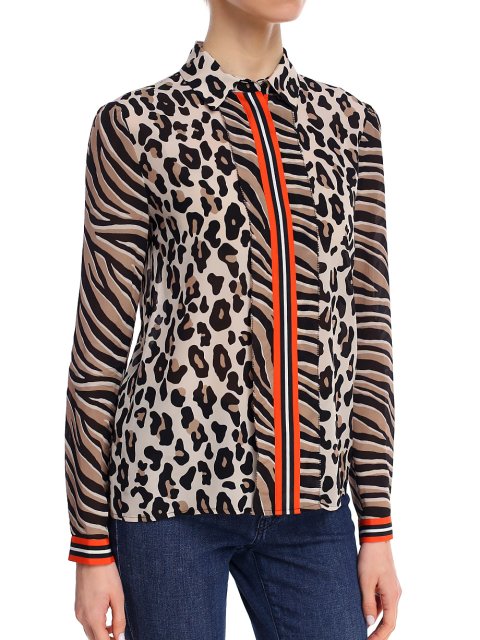 Коричнева блуза MARC CAIN : фото 3 - Invogue