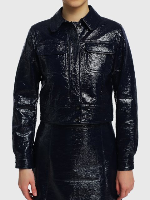 Тёмно-синяя куртка I BLUES: фото 3 - Invogue