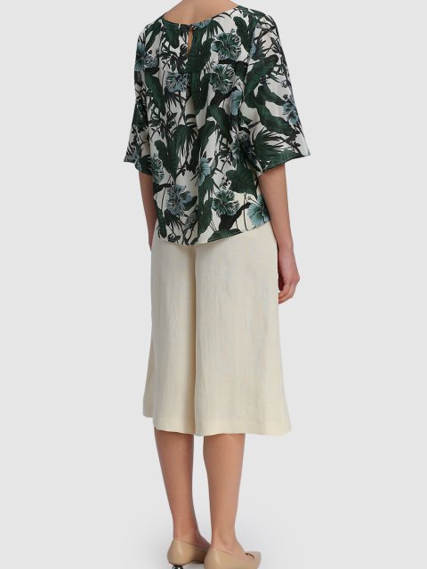 Молочні брюки-спідниця WEEKEND MAX MARA: фото 2 - Invogue