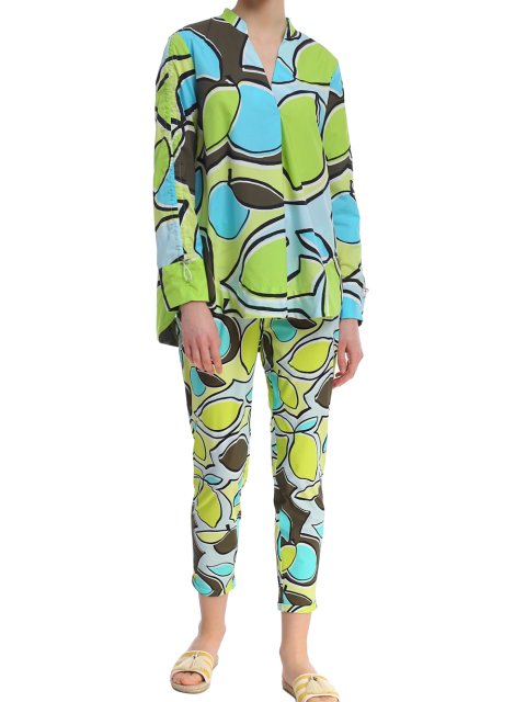 Зелёная рубашка MARC CAIN: фото 1 - Invogue