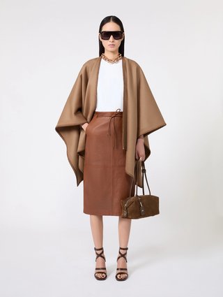 Сумка кольору какао Max Mara зі шкіри: фото 1 - Invogue