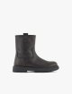 Чорні черевики EMPORIO ARMANI KIDS зі шкіри: фото - Invogue