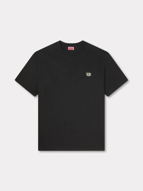 Черная футболка Kenzo прямого кроя: фото - Invogue