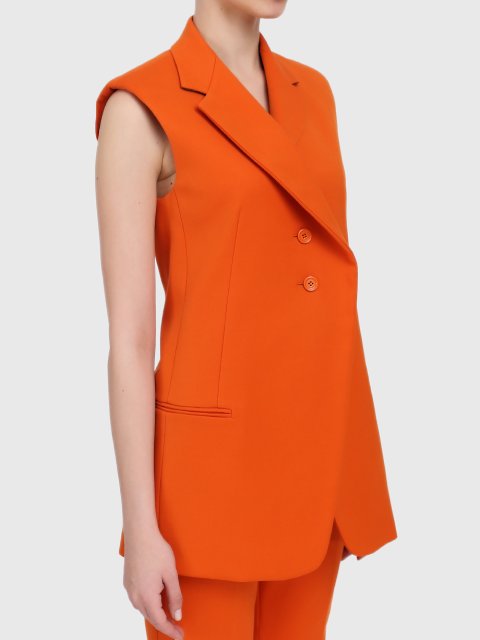 Помаранчевий жилет SPORTMAX : фото 2 - Invogue