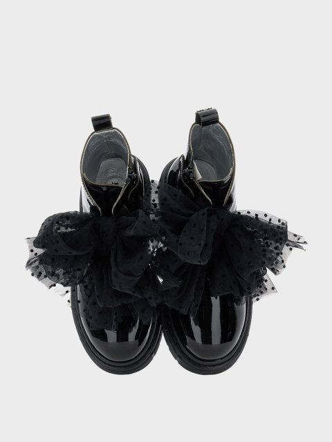 Чорні черевики MONNALISA : фото 3 - Invogue