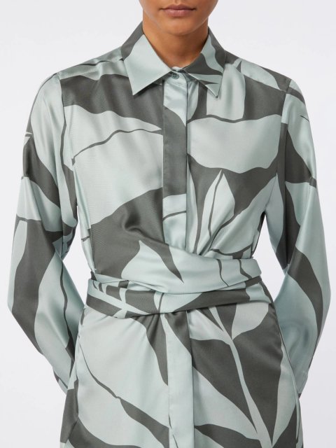 Сукня з принтом Max Mara з шовку: фото 4 - Invogue