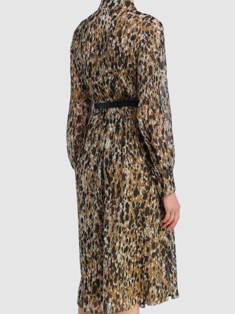 Бежевое платье MAX MARA: фото 3 - Invogue