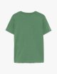 Зелена футболка EMPORIO ARMANI KIDS з логотипом: фото 1 - Invogue
