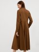 Коричневое платье-рубашка Max&Co миди: фото 2 - Invogue