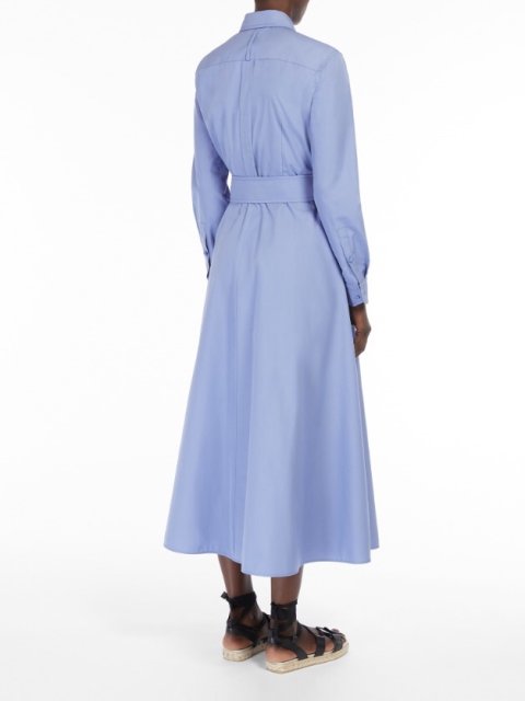Синее платье MAX MARA: фото 2 - Invogue
