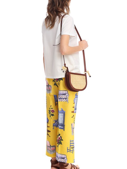 Жёлтые брюки WEEKEND MAX MARA: фото 4 - Invogue