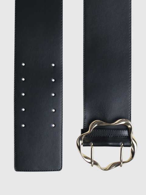 Чёрный ремень MAX&CO: фото 1 - Invogue