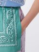 Різнокольорові укорочені брюки Weekend Max Mara з бавовни: фото 4 - Invogue