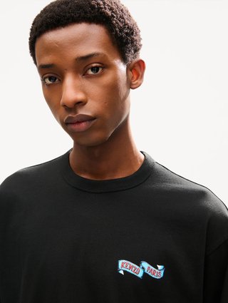 Чёрная футболка Kenzo из хлопка: фото 4 - Invogue