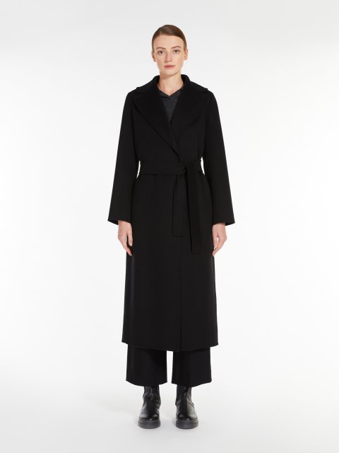 Чорне пальто MAX MARA з вовни: фото 3 - Invogue
