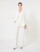 Білий жилет Max Mara з вовняного крепу: фото 1 - Invogue