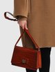 Красная сумка MAX MARA: фото 4 - Invogue