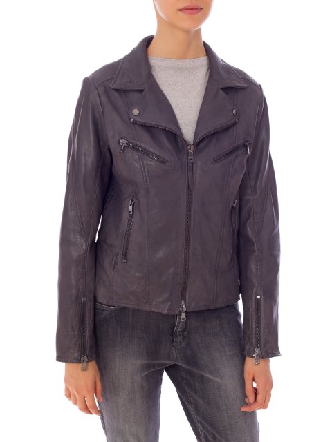 Куртка шкіряна Marc Cain (2702): фото 5 - Invogue