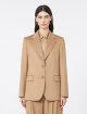 Бежевий жакет MAX MARA з вовни: фото 2 - Invogue