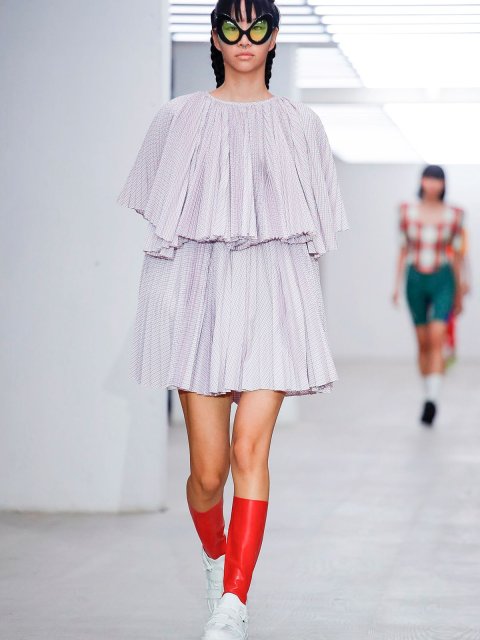 Фіолетова сукня PUSHBUTTON : фото 1 - Invogue