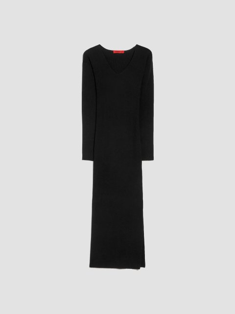 Чорна сукня Max&Co в рубчик: фото - Invogue