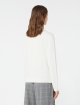 Білий светр WEEKEND MAX MARA з шовку та вовни: фото 3 - Invogue