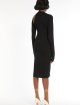 Чорна сукня SPORTMAX  з вовни та шовку: фото 2 - Invogue