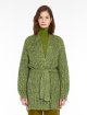 Зелений кардиган WEEKEND MAX MARA у рубчик: фото 1 - Invogue