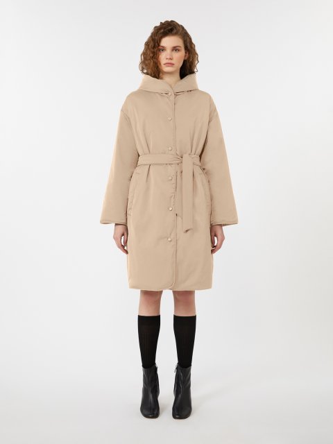Кремовий пуховик WEEKEND MAX MARA: фото 3 - Invogue