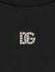 Чорна футболка DOLCE&GABBANA KIDS з бавовни: фото 2 - Invogue