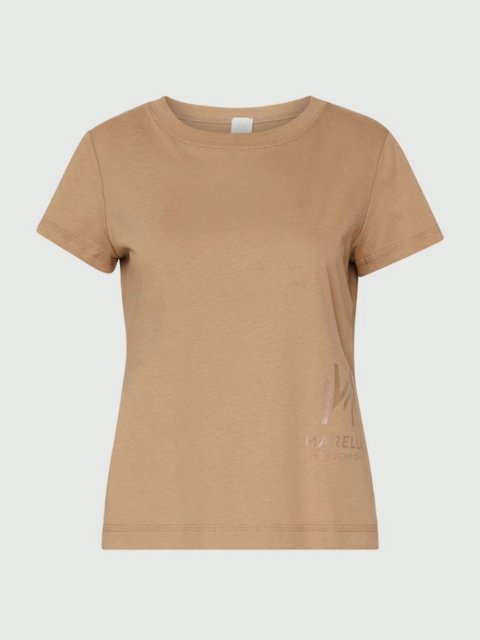 Бежевая футболка MARELLA: фото - Invogue