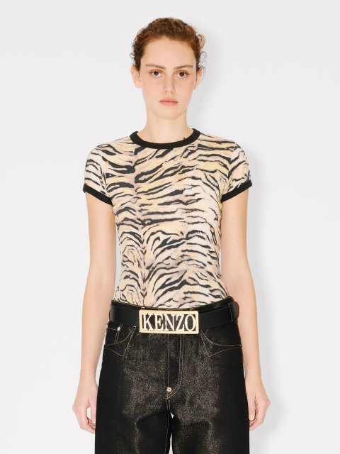 Футболка KENZO с животным принтом: фото 2 - Invogue