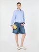 Голубая рубашка Weekend Max Mara из хлопка: фото 1 - Invogue