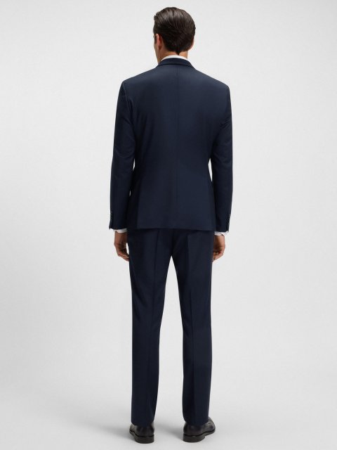 Темно-синій піджак BOSS з вовни: фото 3 - Invogue