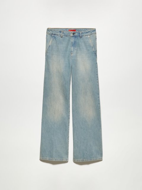 Блакитні джинси MAX&CO вільного крою: фото - Invogue