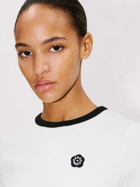 Белая футболка Kenzo из эластичного хлопка: фото 4 - Invogue