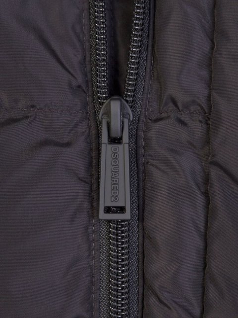 Чорна куртка  DSQUARED KID : фото 4 - Invogue