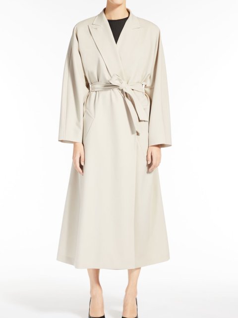 Бежевий плащ MAX MARA : фото 1 - Invogue