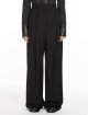 Черные брюки Sportmax из эластичной шерсти: фото 1 - Invogue