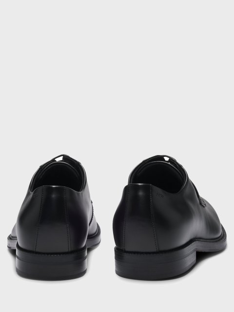 Чорні туфлі BOSS зі шкіри: фото 3 - Invogue