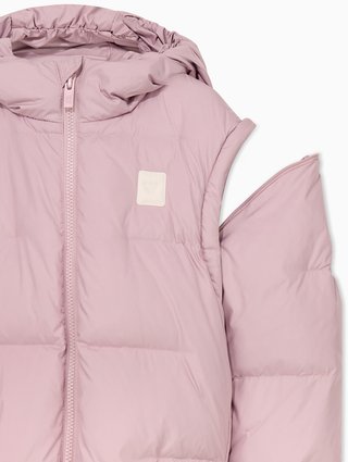 Лиловая куртка Emporio Armani из полиэстера: фото 3 - Invogue