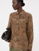 Сорочка з леопардовим принтом WEEKEND MAX MARA шовкова: фото 4 - Invogue