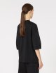 Черная футболка MAX MARA из хлопкового трикотажа: фото 3 - Invogue