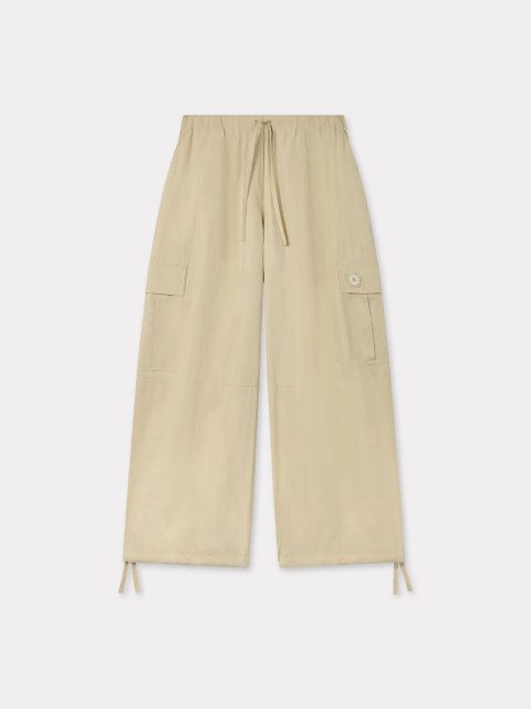 Бежеві брюки KENZO карго: фото - Invogue