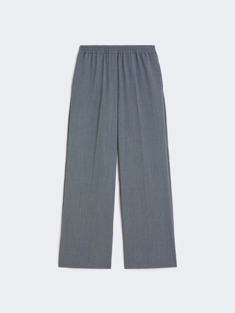 Cірі брюки WEEKEND MAX MARA з вовни: фото - Invogue