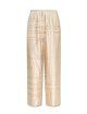 Кремовые брюки TOTEME: фото - Invogue