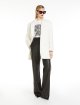 Біла футболка Max Mara трикотажна: фото 3 - Invogue
