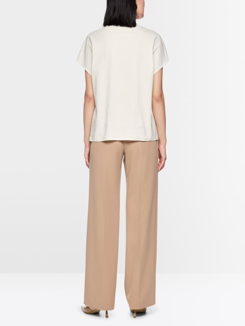 Футболка Marc Cain с коротким рукавом и стразами: фото 3 - Invogue