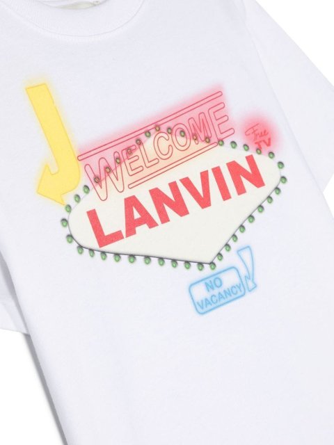 Біла футболка LANVIN KIDS: фото 2 - Invogue